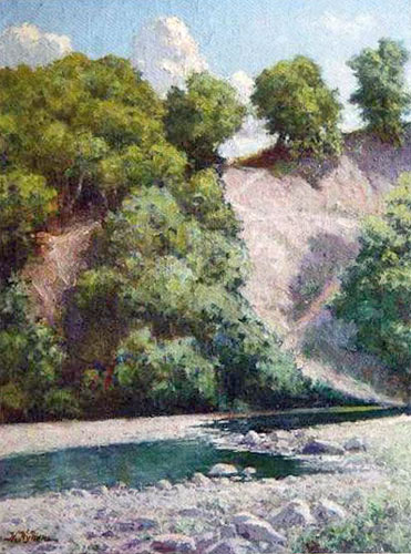 «Гірська річка». 1930-і рр. Полотно, олія